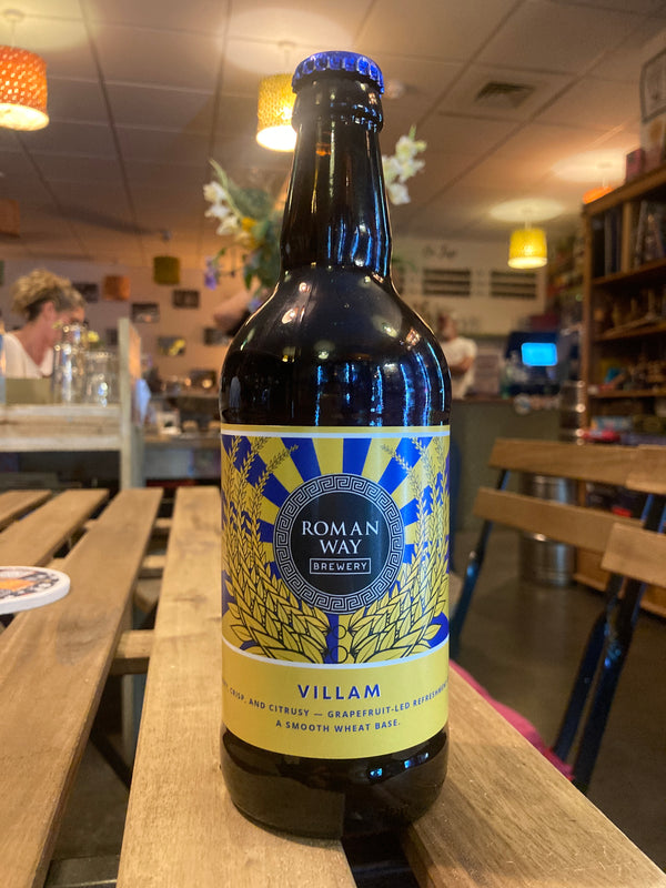Roman Way - Villam - American Pale Wheat - 4.4% - 500ml Bottle.