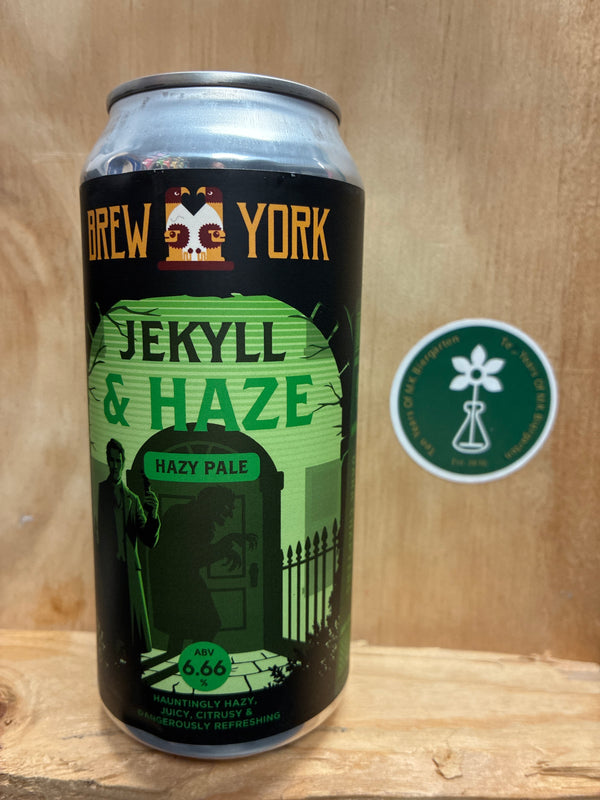 Brew York - Jekyll & Haze - Hazy Pale - 6.66% - 440ml can.