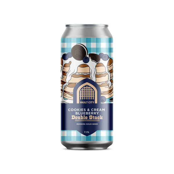 Vault City - Cookies & Cream Blueberry Double Stack - Sour - 7.1% - 440ml Can