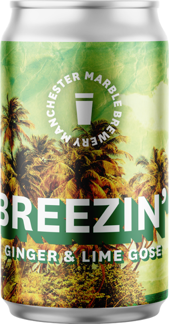 Marble - Breezin' - Ginger and Lime Gose - 4.5% - 330ml Can