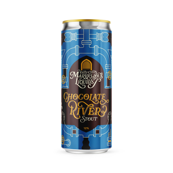Vault City - Mervellous Liquids: Chocolate River - Imperial Stout - 12% - 330ml Can