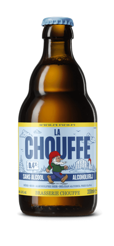 La Chouffe - Alcohol Free - Belgian AF Blonde Ale - 0.4% - 330ml Bottle