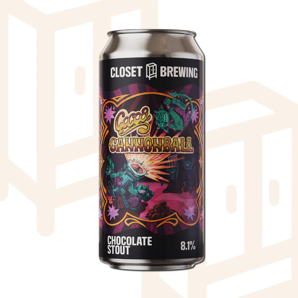 Closet - Cocoa Cannonball - Chocolate Stout - 8.1% - 440ml Can