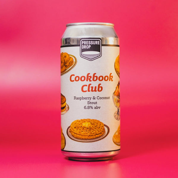 Pressure Drop - Cookbook Club - Raspberry & Coconut Stout - 6.8% - 440ml Can