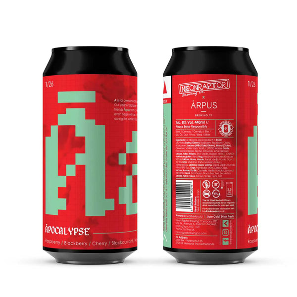 Neon Raptor x Aprus - Apocalypse - Pastry Sour - 8% - 440ml Can