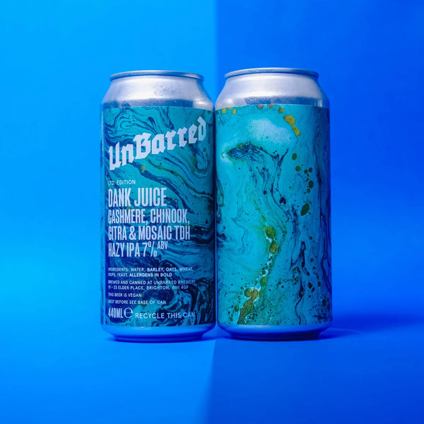 Unbarred - Dank Juice - Hazy IPA - 7% - 440ml Can