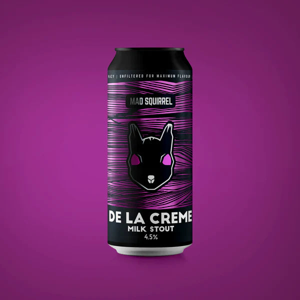 Mad Squirrel - De La Creme - Milk Stout - 4.5% - 440ml Can