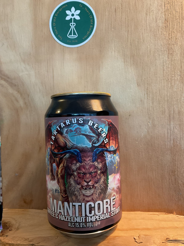 Tartarus - Manticore - Coffee & Hazelnut Imperial Stout - 15% - 330ml Can