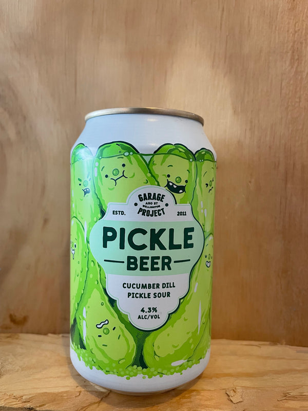 Garage Project - Pickle Beer - Cucumber Dill Pickle Sour - 4.3%- 330ml Can