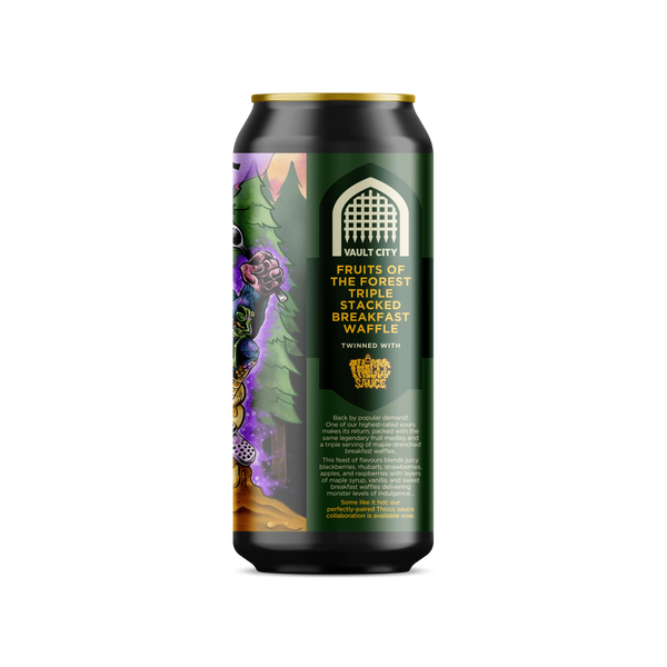 Vault City x Thicc Sauce - Fruits of the Forest Triple-Stacked Breakfast Waffle - Pastry Sour - 10.3% - 440ml Can