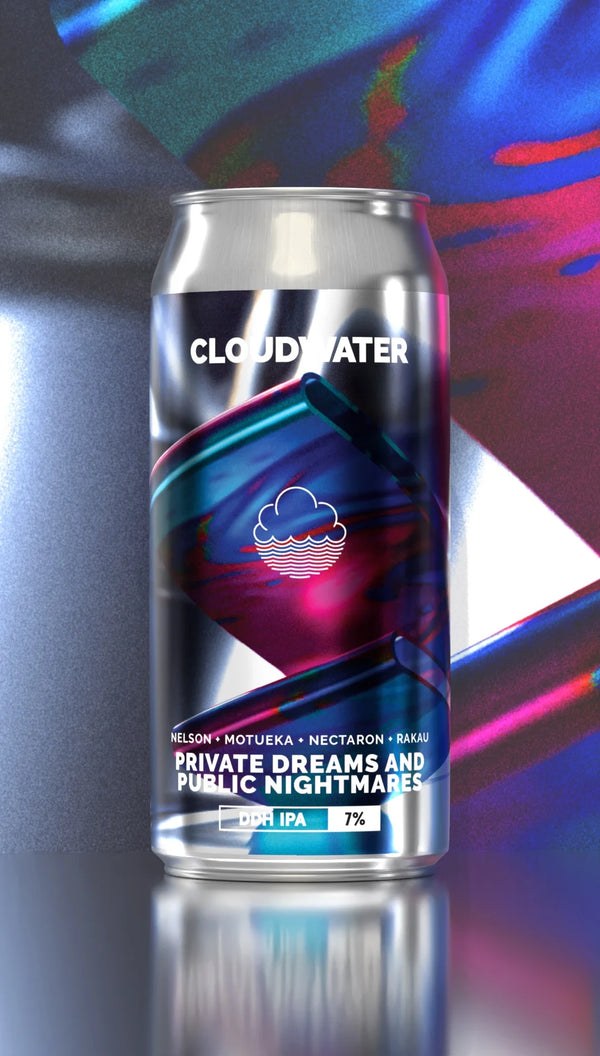 Cloudwater - Private Dreams And Public Nightmares - DDH IPA - 7% - 440ml Can.