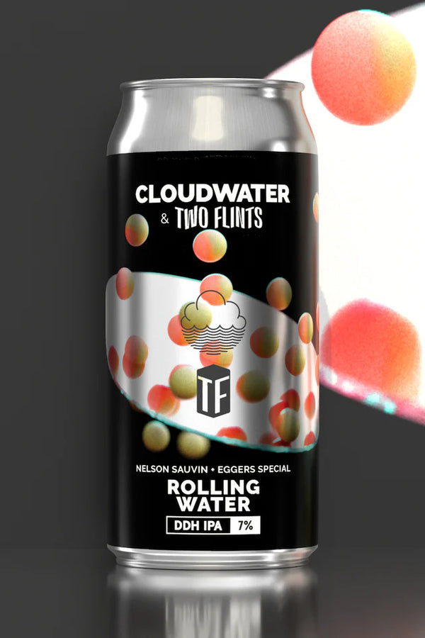 Cloudwater x Two Flints - Rolling Water - DDH IPA - 7% - 440ml Can