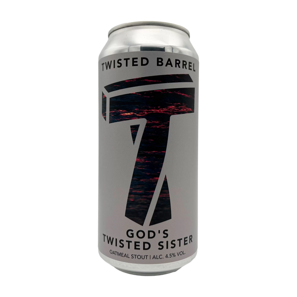 Twisted Barrel - God's Twisted Sister - Oatmeal Stout - 4.5% - 440ml Can