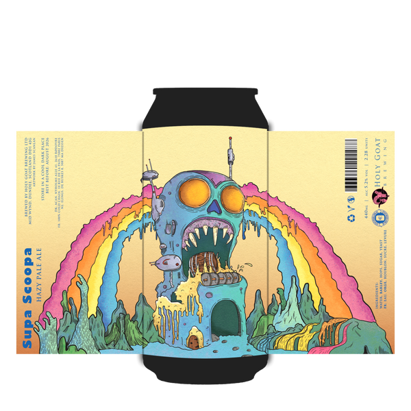 Holy Goat - Supa Scoopa - Hazy Pale Ale - 5.2% - 440ml Can (Copy)