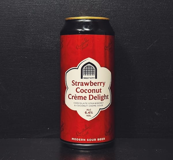 Vault City - Strawberry Coconut Crème Delight - Chocolate Strawberry & Coconut Crème Sour - 6.4% - 440ml Can