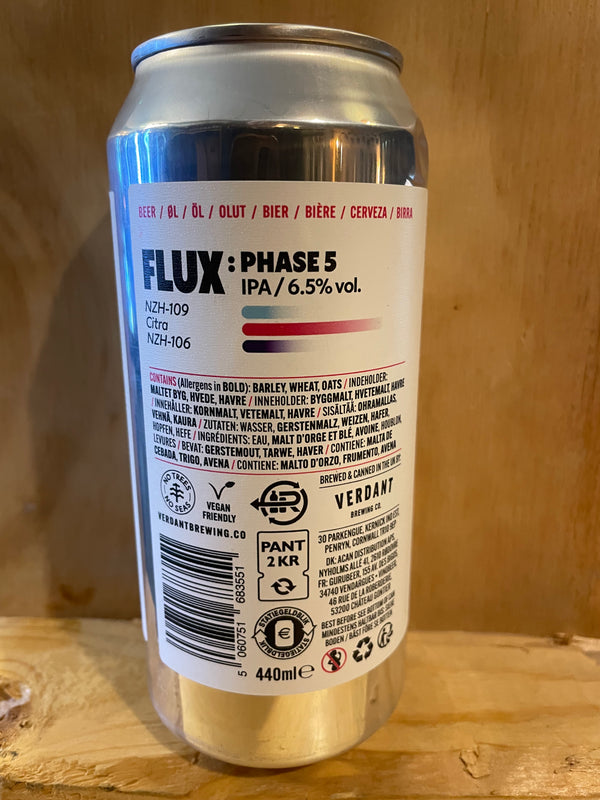 Verdant x Track - FLUX : Phase 5 - IPA - 6.5% - 440ml Can