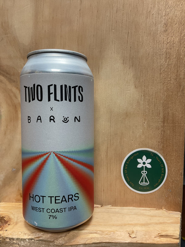 Two Flints x Baron - Hot Tears - West Coast IPA - 7% - 440ml Can