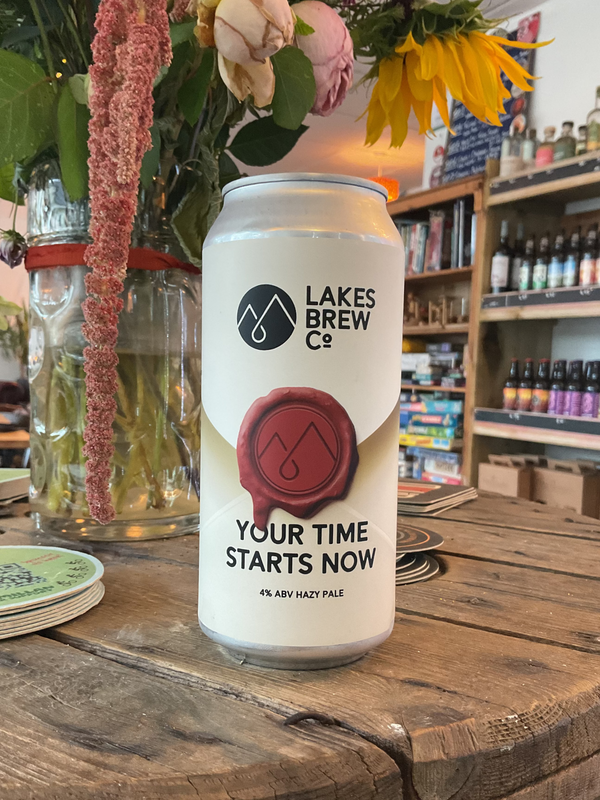 Lakes Brew Co - Your Time Starts Now - Hazy Pale - 4% - 440ml Can