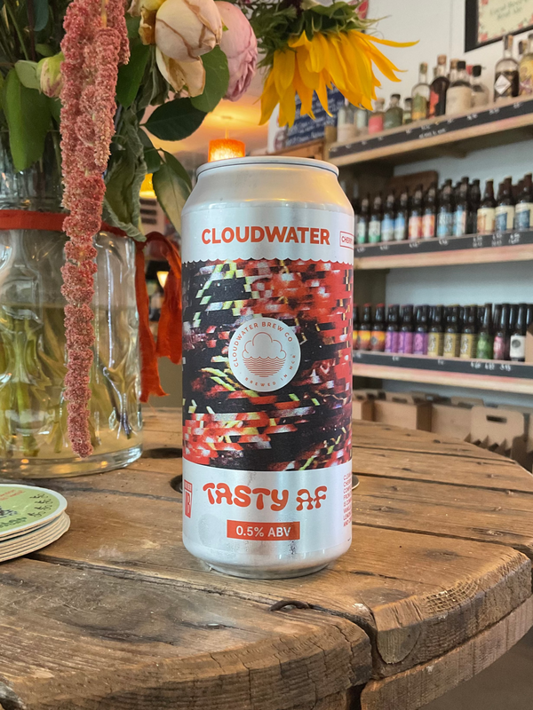 Cloudwater - Tasty AF - Cherry and Hibiscus AF Sour - 0.5% - 440ml Can