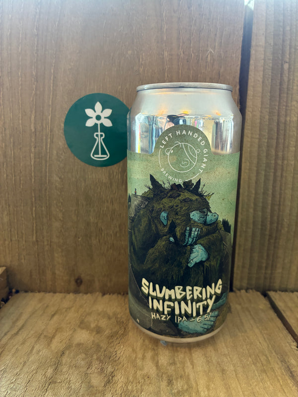 Left Handed Giant - Slumbering Infinity - Hazy IPA - 6.5% - 440ml Can.