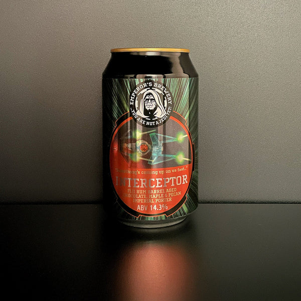 Emperor's - Interceptor - Fiji Rum BA Chocolate Maple Pecan Imperial Porter - 14.3% - 330ml Can
