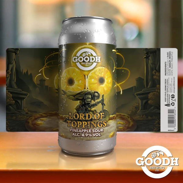 Goodh Brewing Co. - Lord of Toppings - Pineapple Sour - 4.9% - 440ml