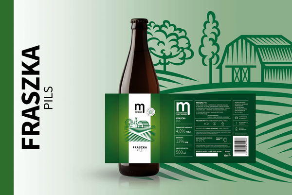 Maryensztadt Craft Brewery -  Fraszka Pils - Pils - 4.8% - 500ml Bottle