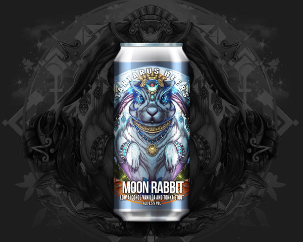 Tartarus - Moon Rabbit - Low Alcohol Vanilla and Tonka Stout - 0.5% - 440ml Can