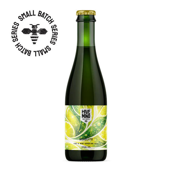Hive Mind - Meadjito - Lime & Mint Sparkling Mead - 6% - 375ml Bottle