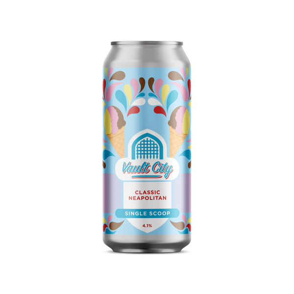Vault City - Classic Neapolitan Single Scoop - Ice Cream Sour - 440ML - Can