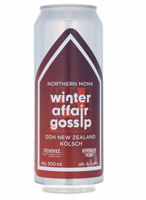 Zichovec x Northern Monk - Winter Affair Gossip - DDH New Zealand Kölsch - 500ml Can