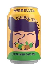 Mikkeller - Ich Bin Tropical - Berliner Weisse w/ Tropical Fruits - 3.7% - 330ml Can