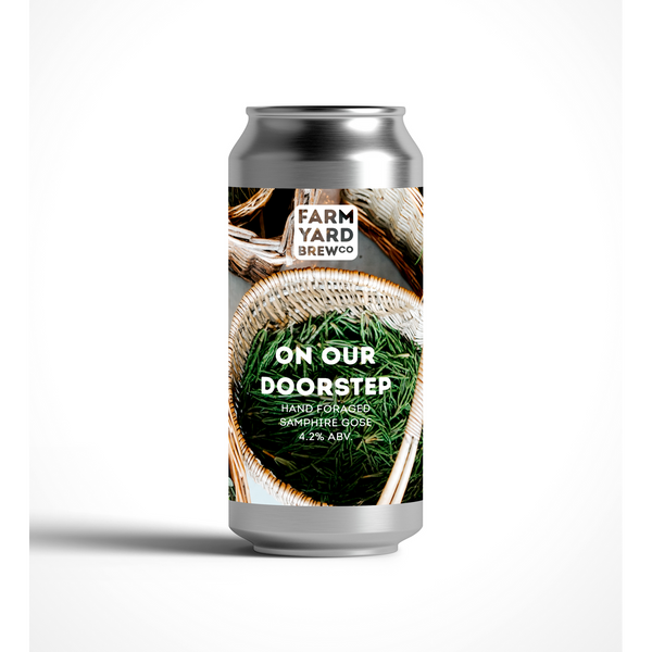 Farm Yard - On Our Doorstep - Hand Foraged Samphire Gose - Sour - 4.2% - 440ml Can