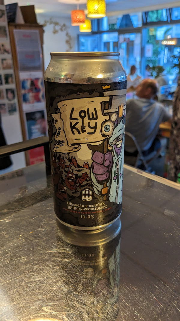 Low Key x Vault City - The Saviour of the Broken, the Beaten and the Damned - Jaffa Cake and Coffee Imperial Stout - 11% - 440ml