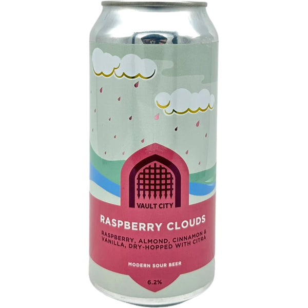 Vault City - Raspberry Clouds - Mixed Fermentation Sour - 6.2% -440ml Can