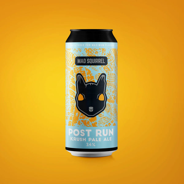 Mad Squirrel - Post Run - Krush Pale Ale - Single Hop - 3.4% - 440ml Can