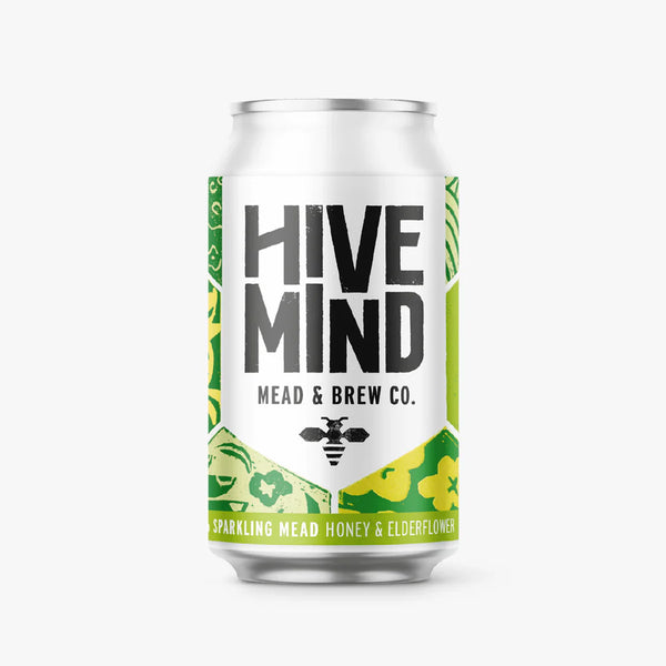 Hive Mind - Honey & Elderflower - Sparkling Mead - 3.4% - 330ml Can