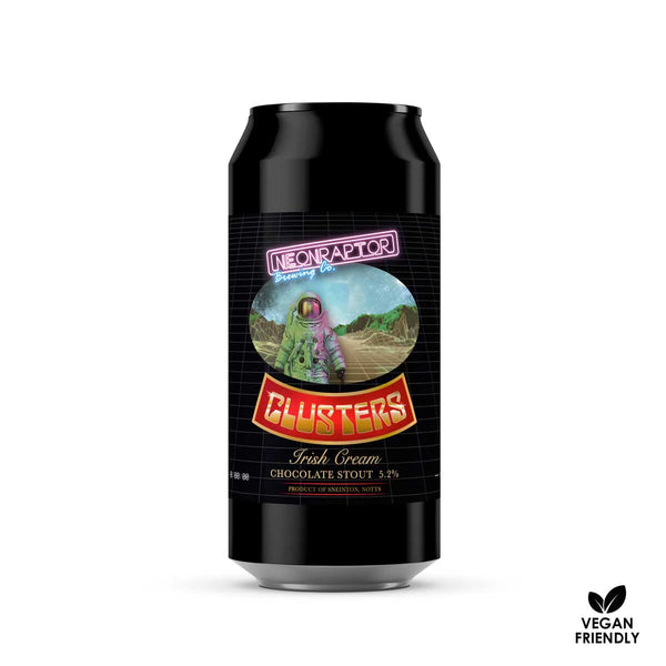 Neon Raptor - Clusters - Irish Cream Chocolate Stout - 5.2% - 440ml Can