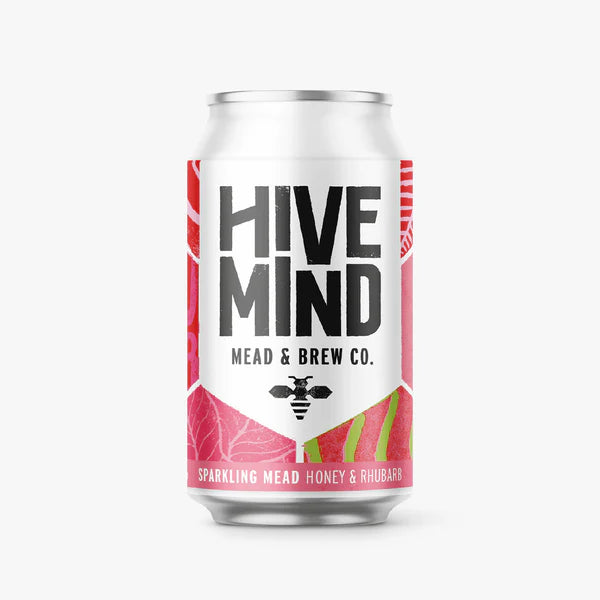 Hive Mind - Honey & Rhubarb - Sparkling Mead - 3.4% - 330ml Can