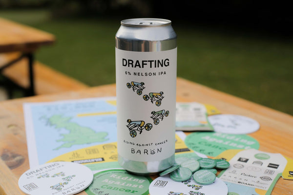 Baron x Riding Against Cancer x Grid - Drafting - Nelson IPA - 6% - 500ml Can