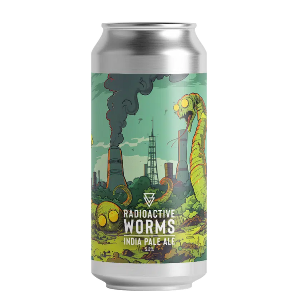 Azvex - Radioactive Worms - India Pale Ale - IPA - 5.2% - 440ml Can