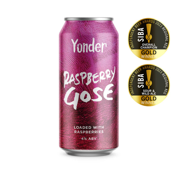 Yonder - Raspberry Gose - Sour - 4% - 440ml Can
