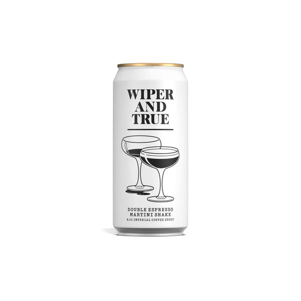 Wiper & True - Double Espresso Martini Shake - Imperial Coffee Stout - 8.4% - 440ml Can