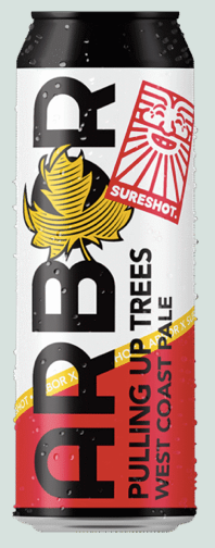Arbor  x Sureshot - Pulling Up Trees - West Coast Pale - 4.5% - 568ml Can.