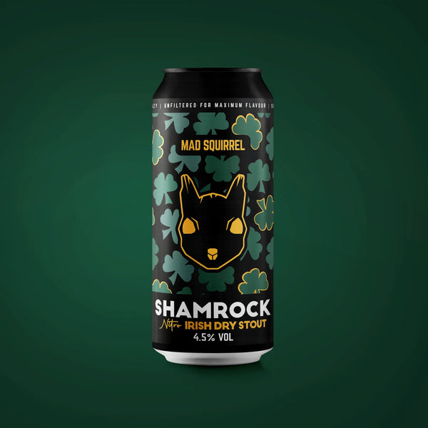 Mad Squirrel - Shamrock - Nitro Irish Dry Stout - 4.5% - 440ml Can