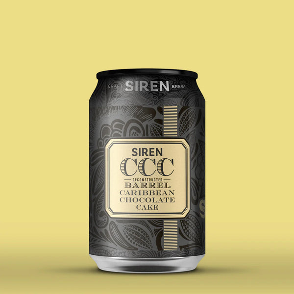 Siren - Deconstructed Barrel Dark Caribbean Chocolate Cake - Bourbon-aged Stout - 8.4% - 330ml Can