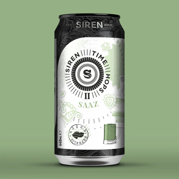 Siren x Jarosovsky - Time Hops: Saaz - Czech Pilsner - 5.1% - 440ml Can