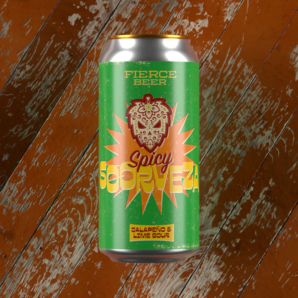 Fierce - Spicy Soorveza - Jalepeno & Lime Sour - 4% - 440ml Can