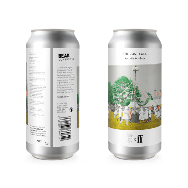 Beak x Faber & Faber - The Lost Folk - DDH Pale - 5% - 440ml Can