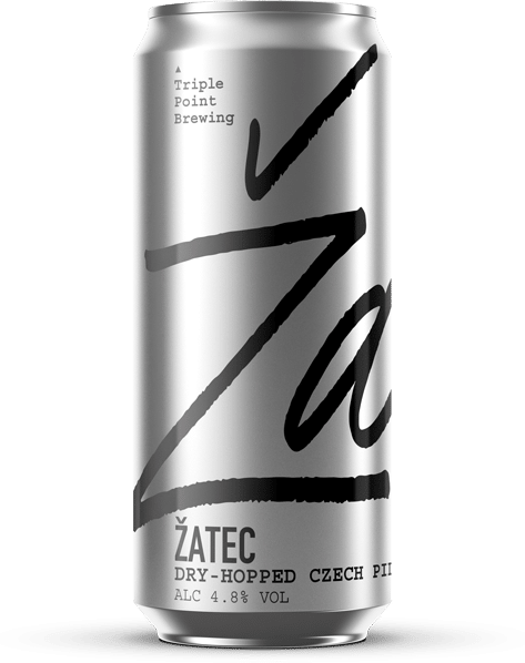 Triple Point Brewing - Žatec - GF Dry Hopped Czech Pilsner - Gluten-Free Lager - 4.8% - 440ml Can